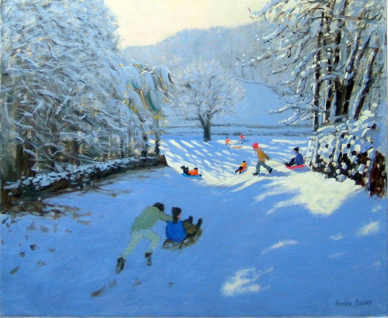 Pushing the Sledge, Youlgreave af Andrew Macara