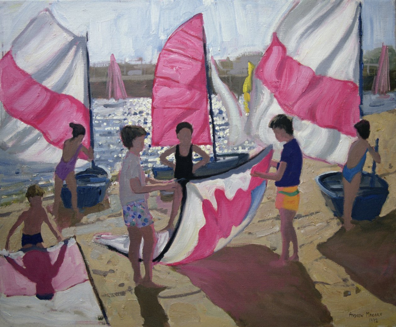 Sejlbåd, Royan, Frankrig, 1992 af Andrew Macara
