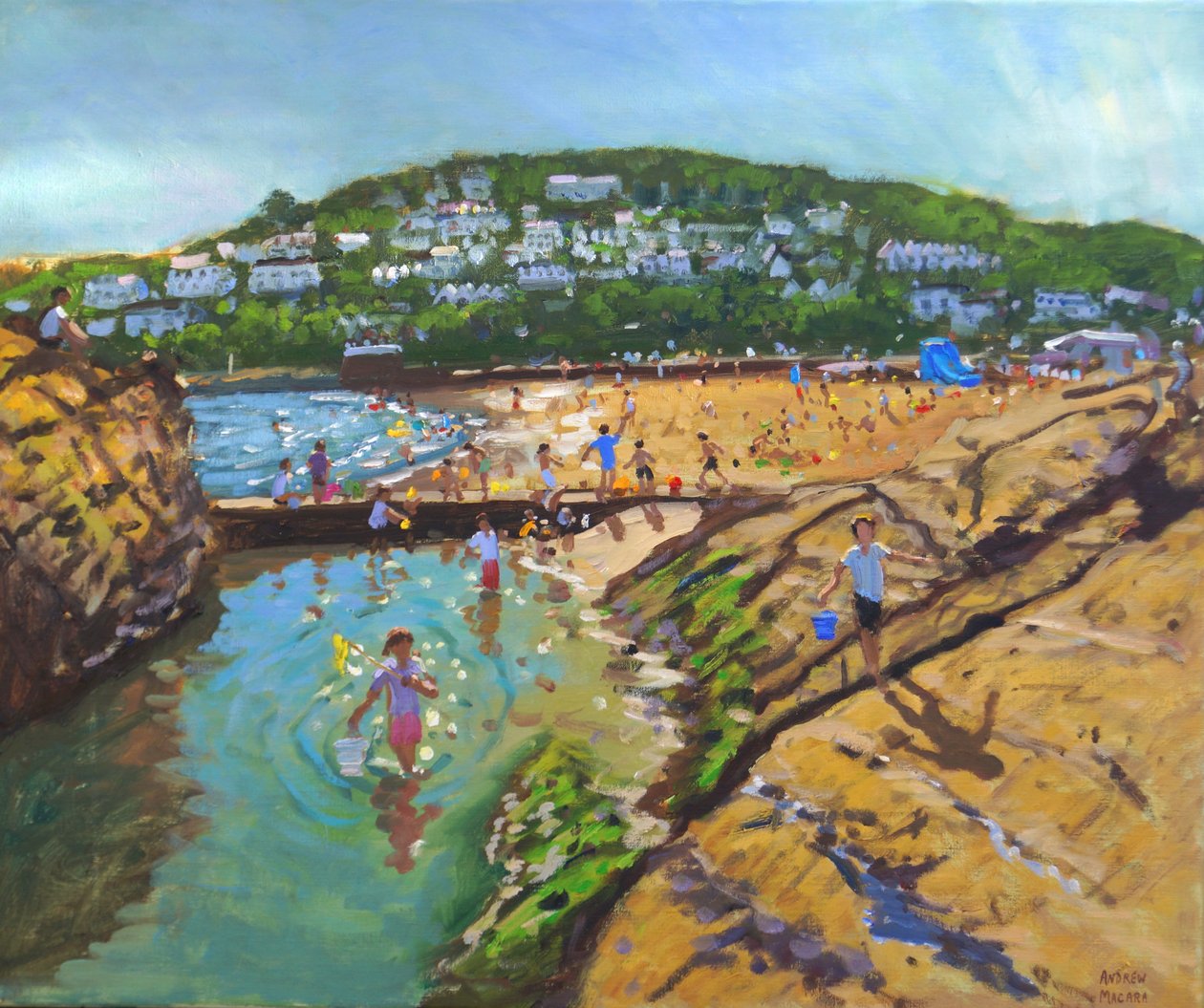 Sea pool,Looe,2013, af Andrew Macara