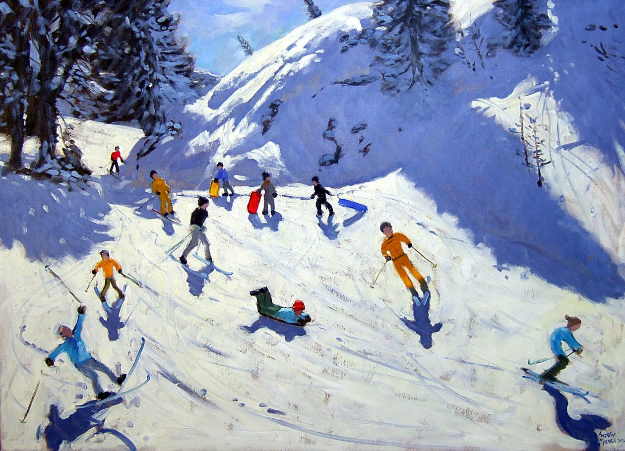 The Gully, Belle Plagne, 2004 af Andrew Macara