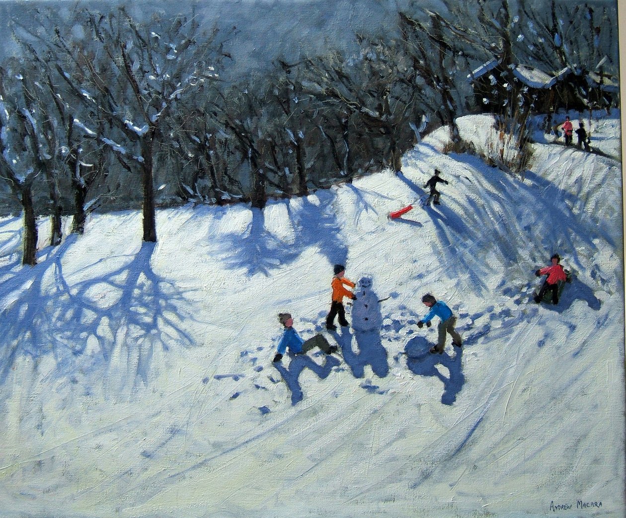 Snemanden, Morzine, af Andrew Macara