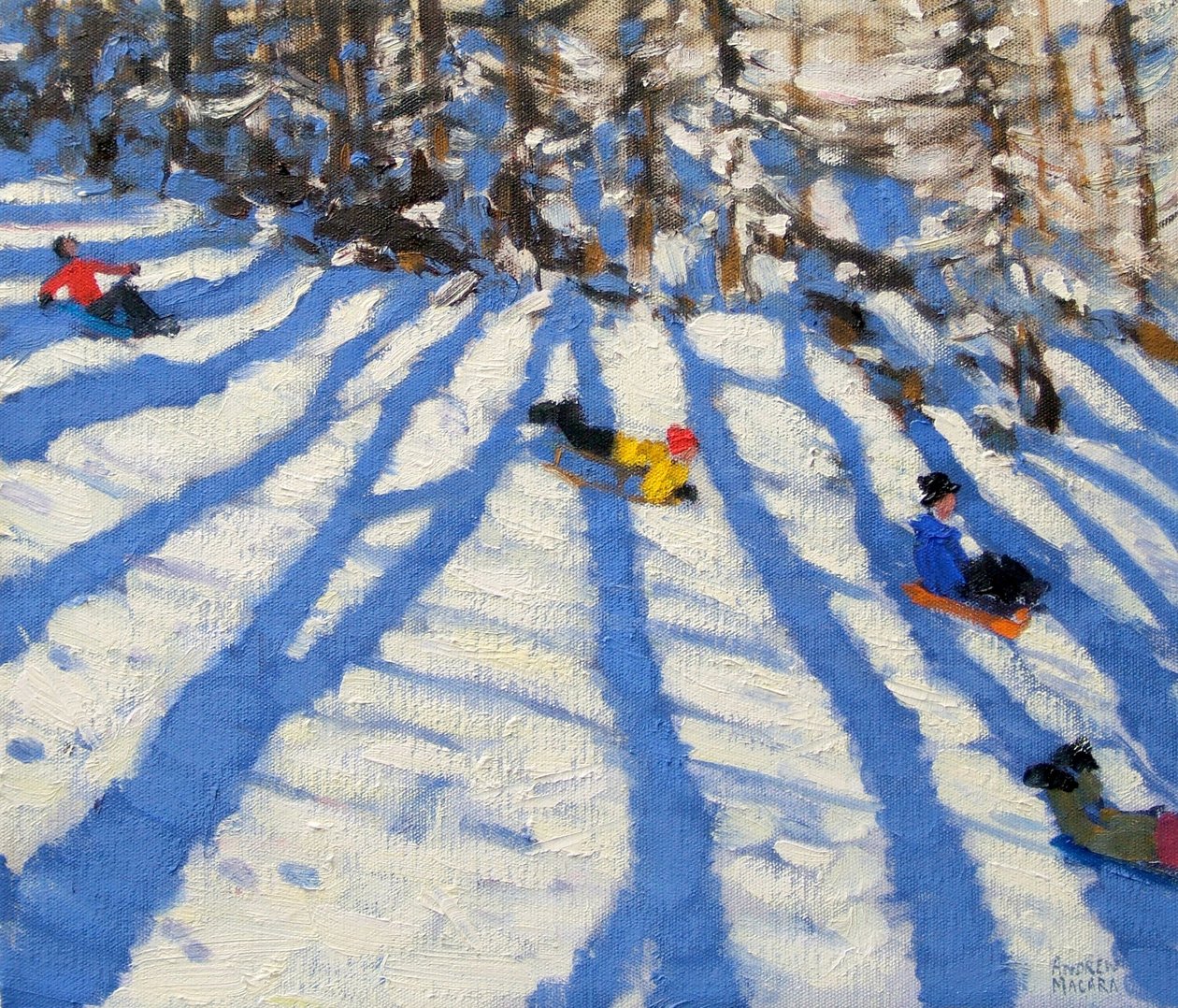 Træskygger, Morzine af Andrew Macara