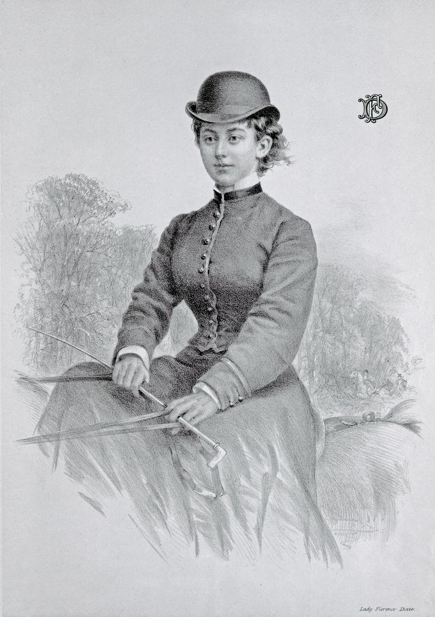 Lady Florence Dixie, udgivet 1877 af Andrew Maclure