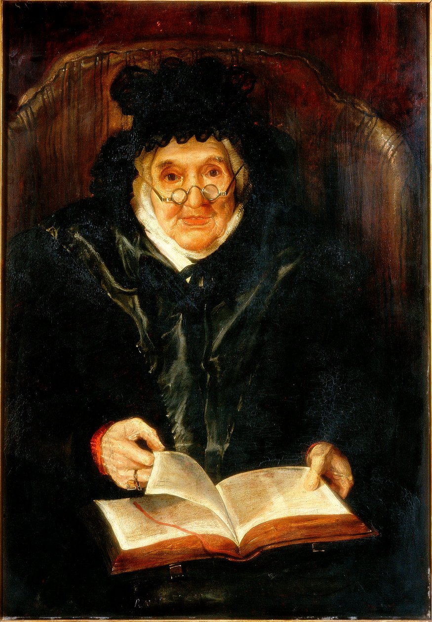 Portræt af en gammel dame, 1823 af Andrew Morton