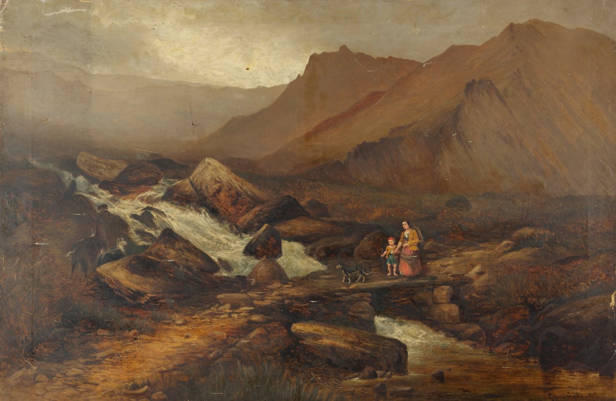 I nærheden af Idwal, Wales af Andrew Brandish Holte