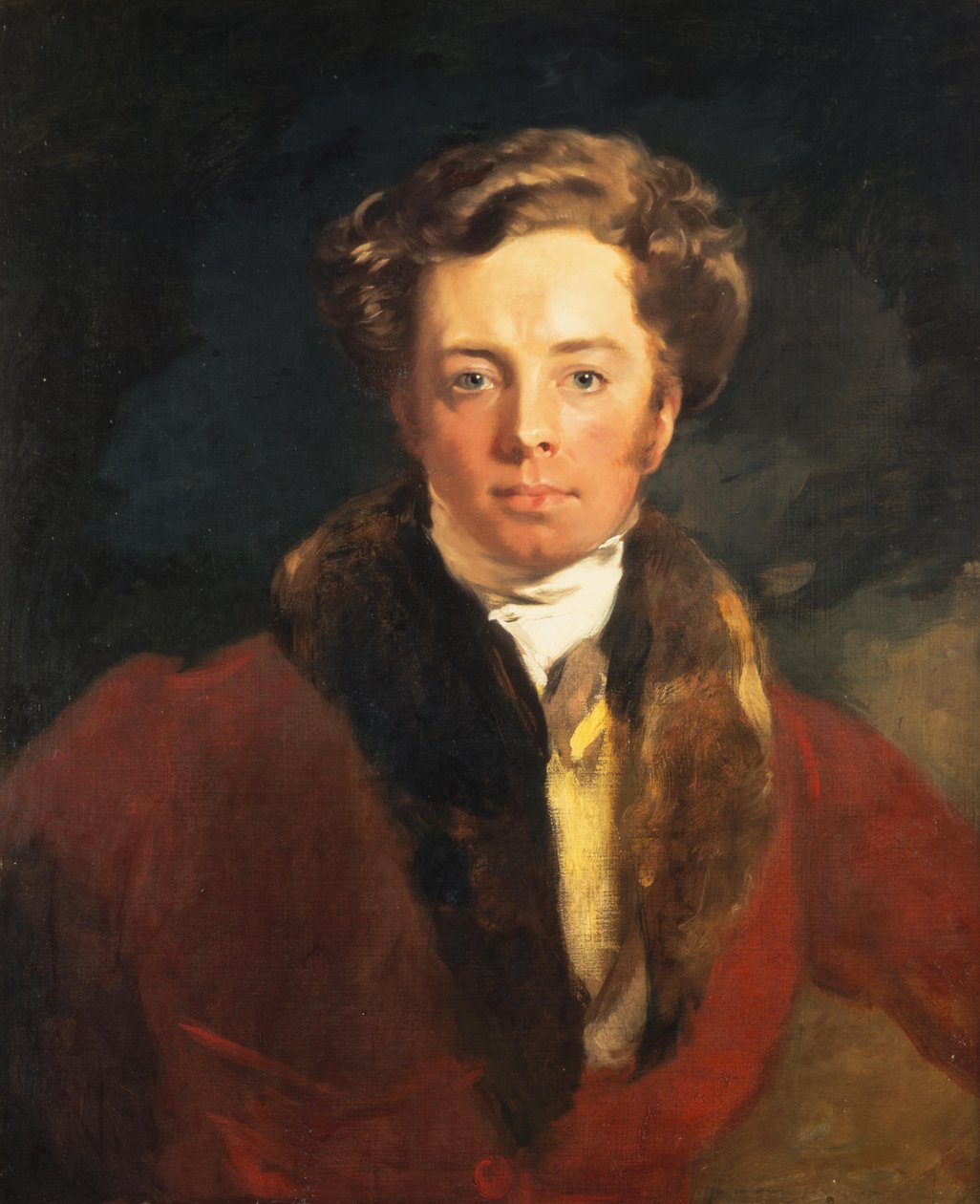 Andrew Geddes, 1783 - 1844. Kunstner (selvportræt) af Andrew Geddes
