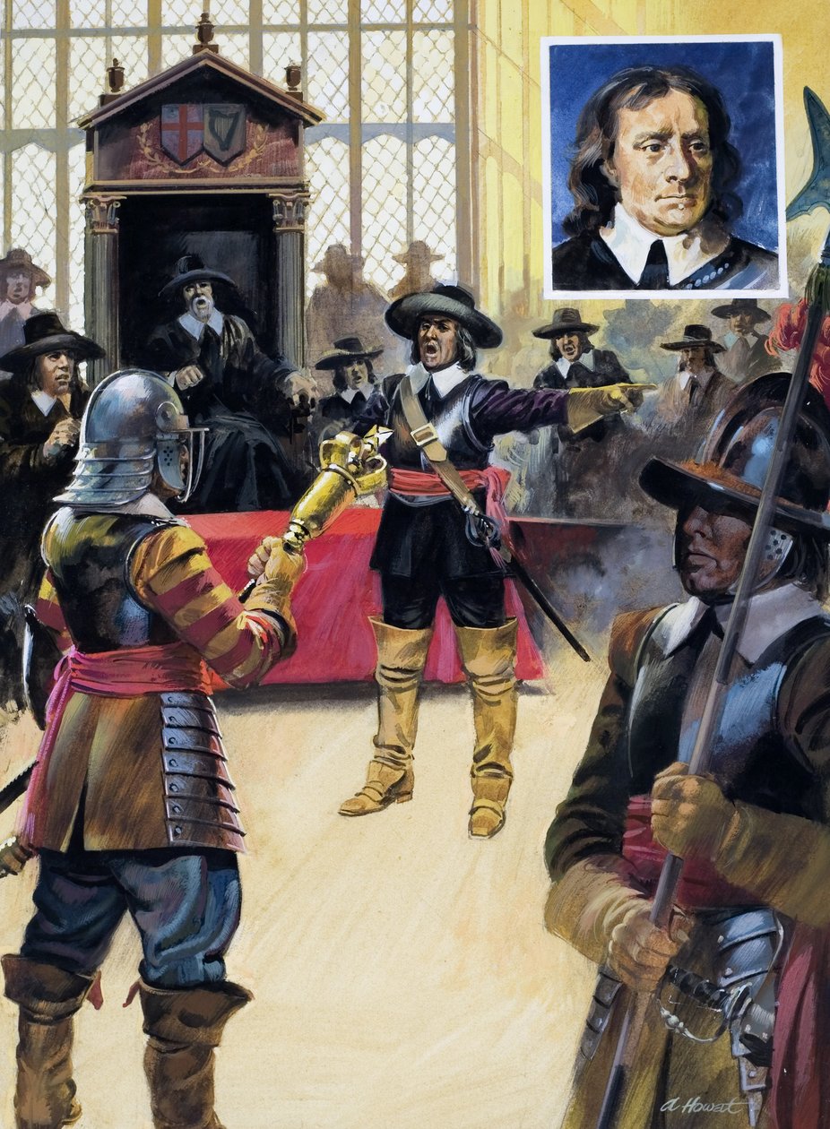 Cromwell afskediger parlamentsmedlemmer af Andrew Howat