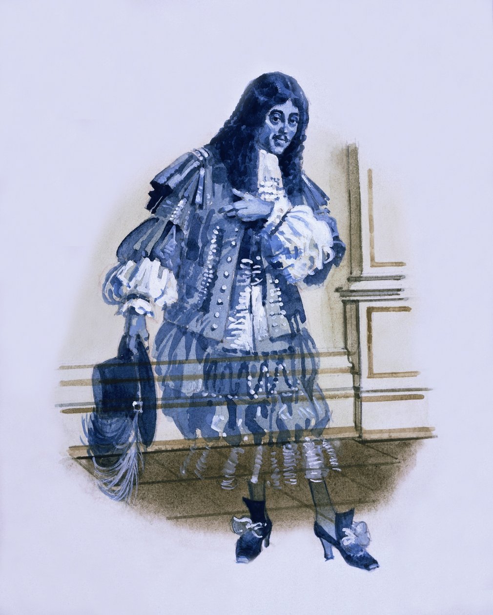 Spøgelse, som nogle mener er George Villiers, 2. hertug af Buckingham af Andrew Howat