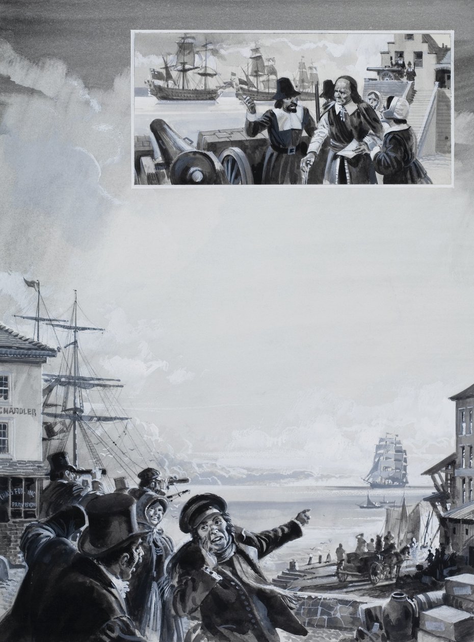 Havnescene af Andrew Howat
