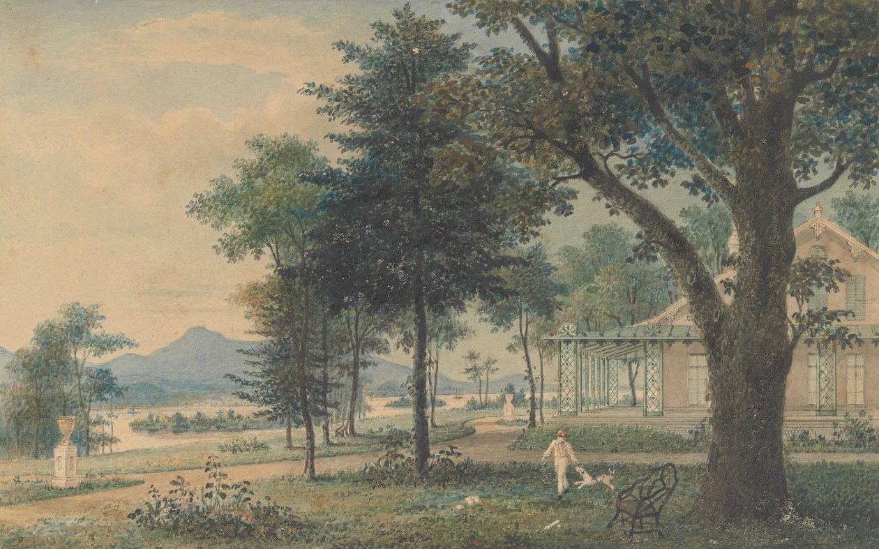 En afhandling om teori og praksis for landskabsgartneri, 1841. af Andrew Jackson Downing
