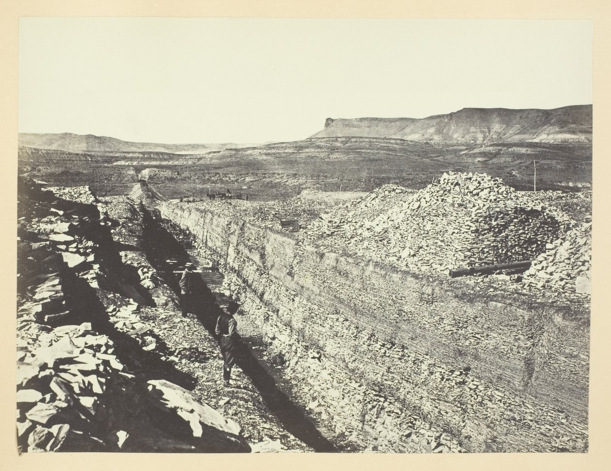 Burning Rock Cut, Green River Valley af Andrew Joseph Russell