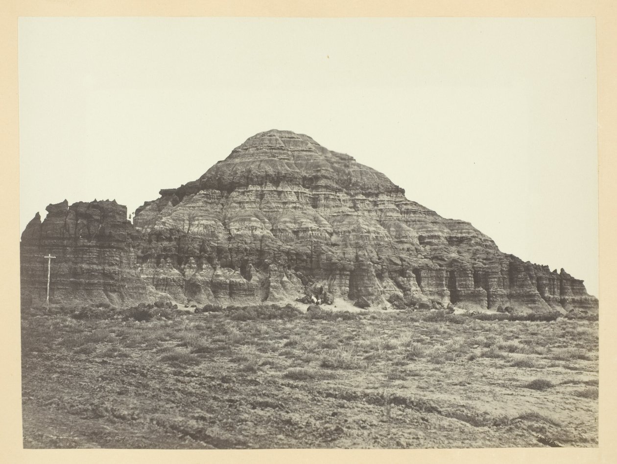 Church Buttes, nær Fort Bridger, Wyoming-territoriet af Andrew Joseph Russell