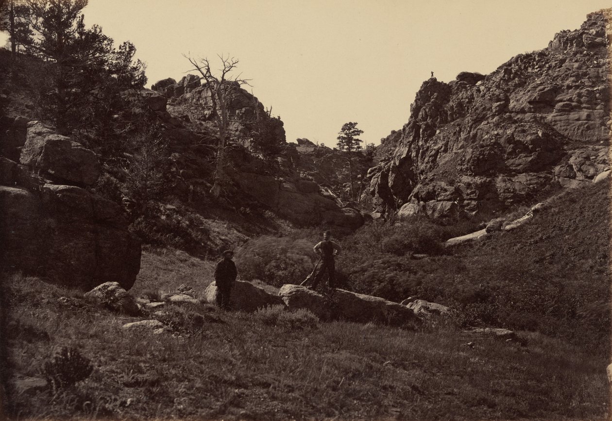 Billede 10. Djævleporten, Dale Creek Canon, 1869 (foto) af Andrew Joseph Russell