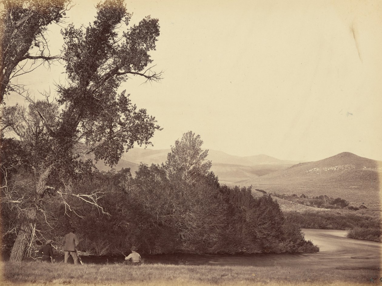 Billede 20. Laramie-flodens udspring,1869 (foto) af Andrew Joseph Russell