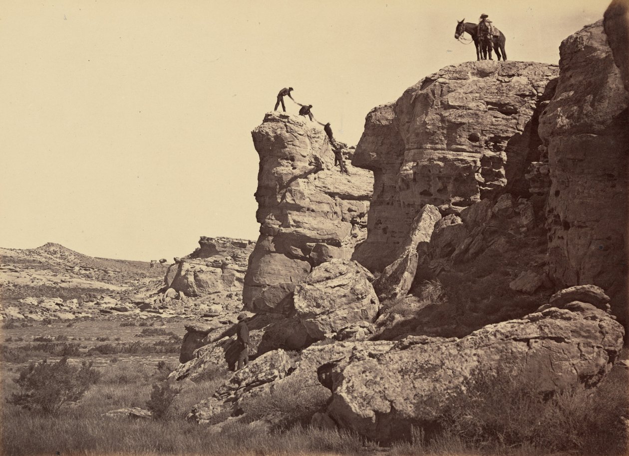 Billede 21. High Bluff, Black Buttes,1869 (foto) af Andrew Joseph Russell