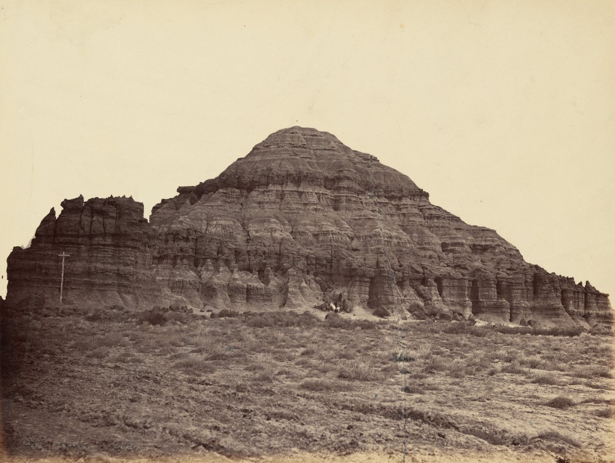 Billede 26. Church Buttes,1869 (foto) af Andrew Joseph Russell