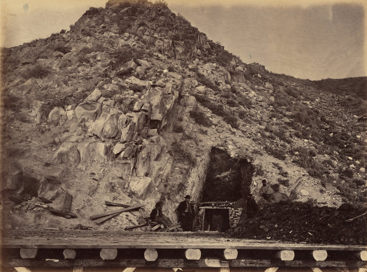 Planche 28. Kulbjerge ved Bear River,1869 (foto) af Andrew Joseph Russell