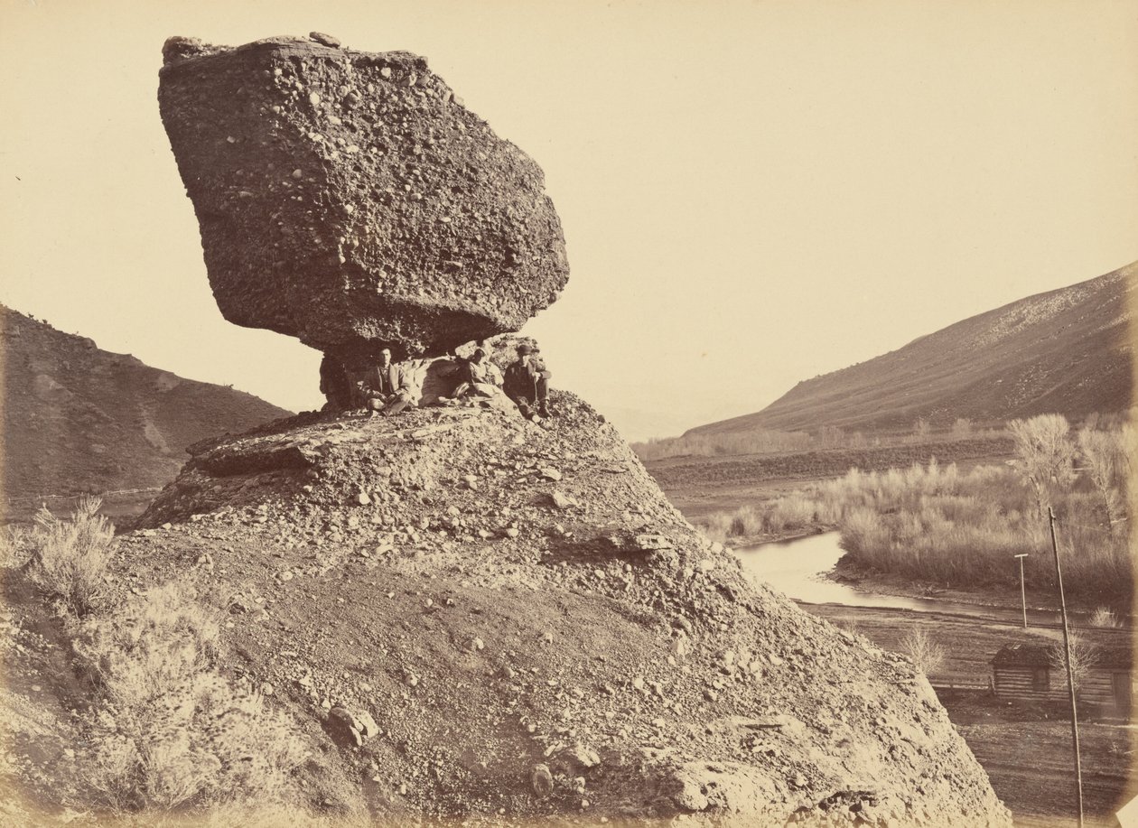 Billede 33. Sphynx i dalen,1869 (foto) af Andrew Joseph Russell