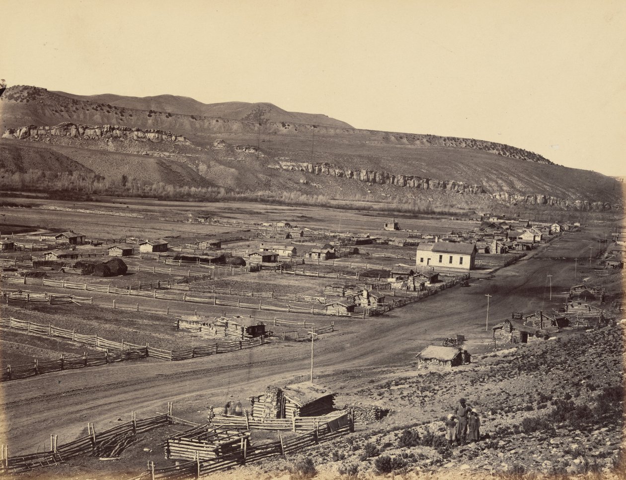 Billede 36. Coalville, Weber Valley, 1869 (foto) af Andrew Joseph Russell