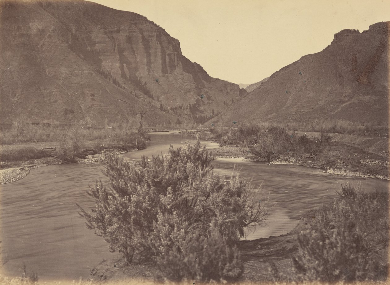 Billede 37. Wilhelmina Pass, set fra øst, 1869 (foto) af Andrew Joseph Russell