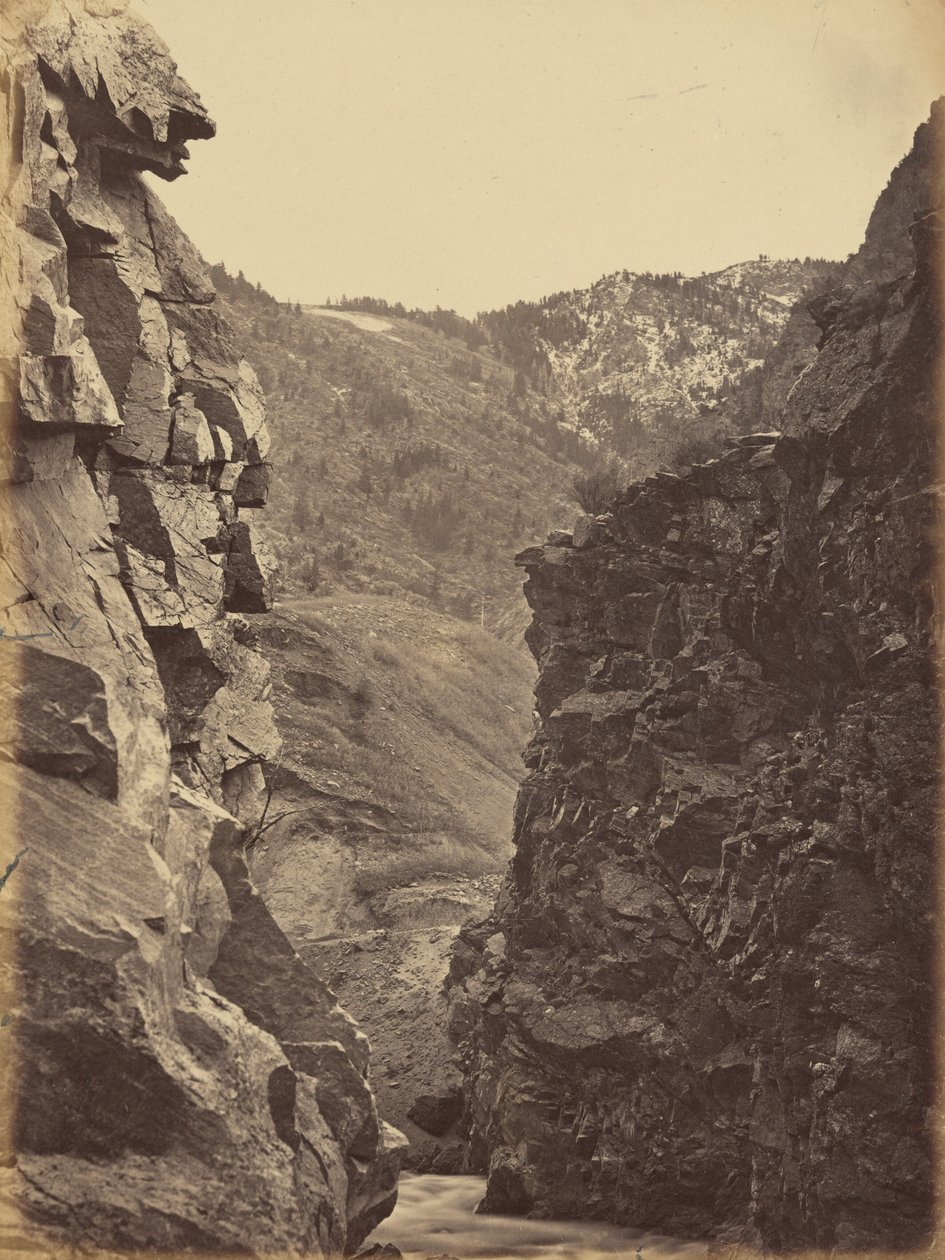 Billede 40. Djævleporten, Weber Canon, 1869 (foto) af Andrew Joseph Russell
