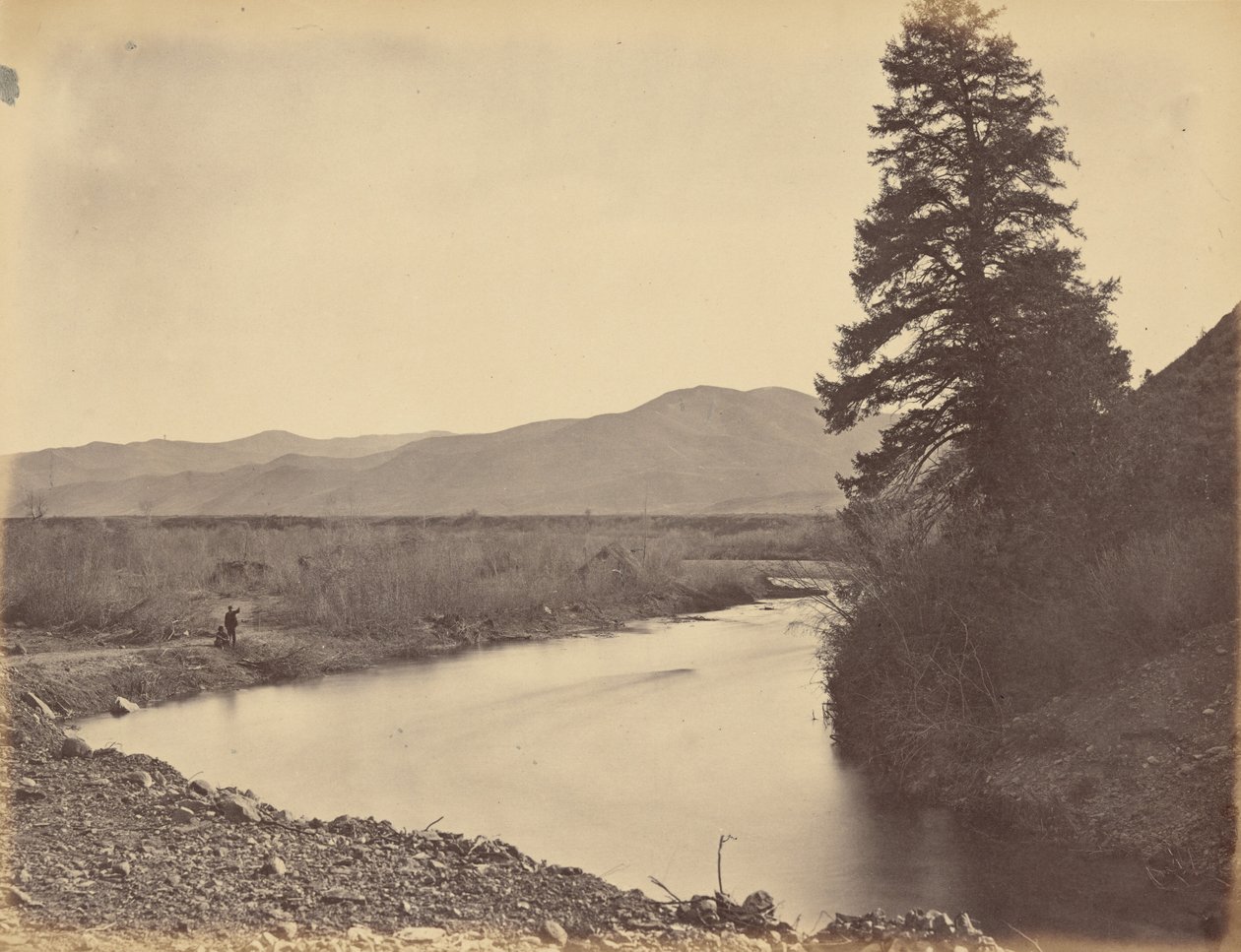 Billede 43. Weber Valley, fra Willhelmina Pass, 1869 (foto) af Andrew Joseph Russell