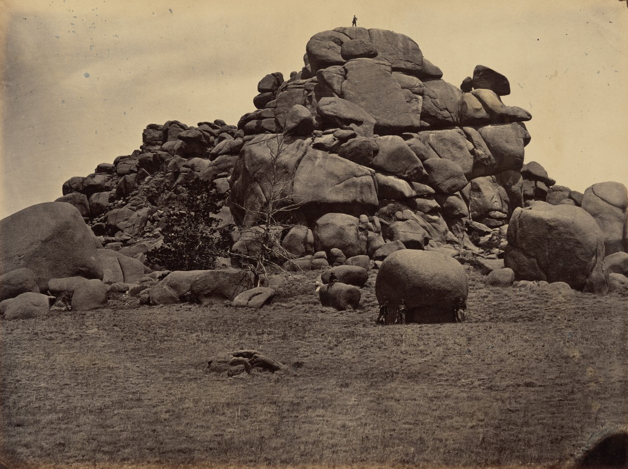 Billede 6. Skull Rock,1869 (foto) af Andrew Joseph Russell