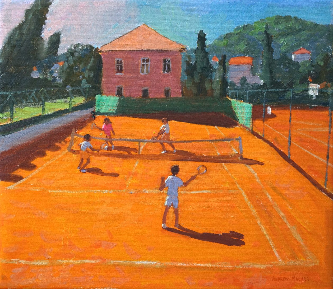 Clay Court Tennis, Lapad, Kroatien, 2012, af Andrew Macara