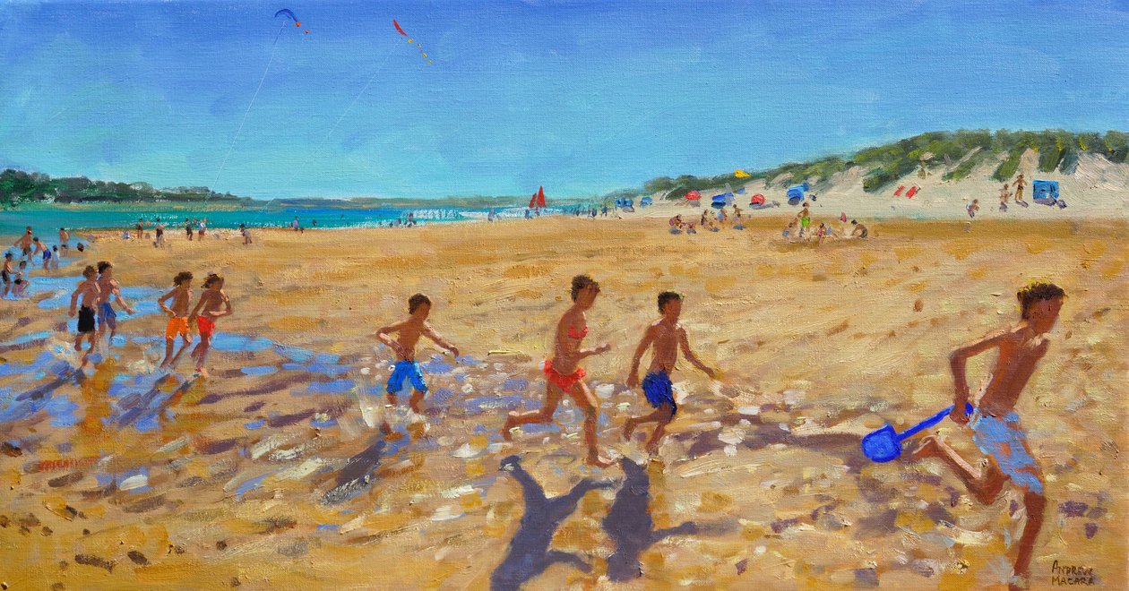 Holder sig i form, Wells next the Sea, (olie på lærred) af Andrew Macara