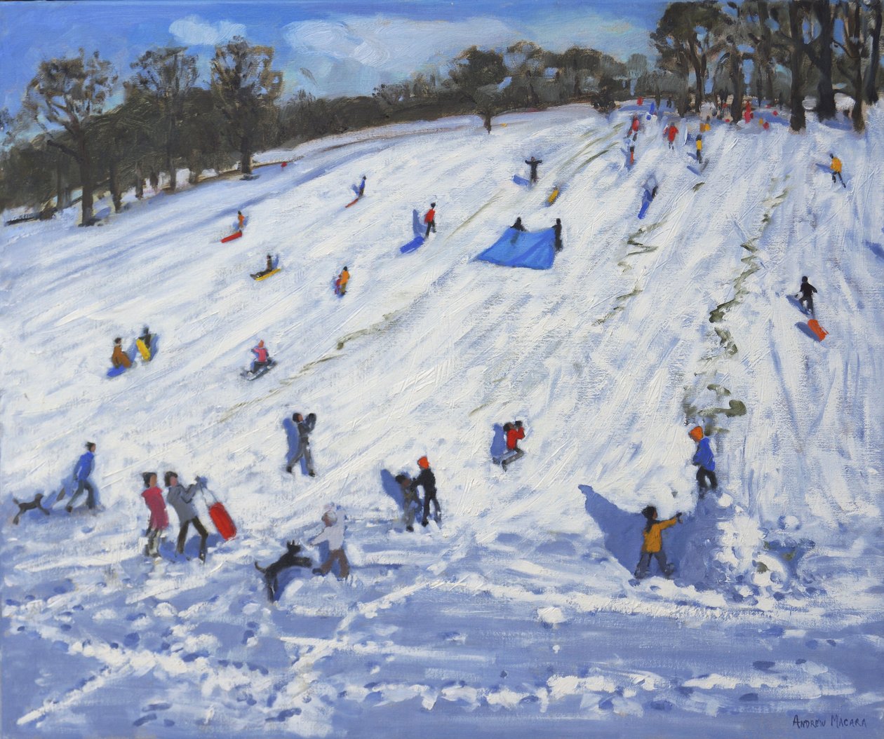 Stor snemand, Chatsworth, 2012, af Andrew Macara