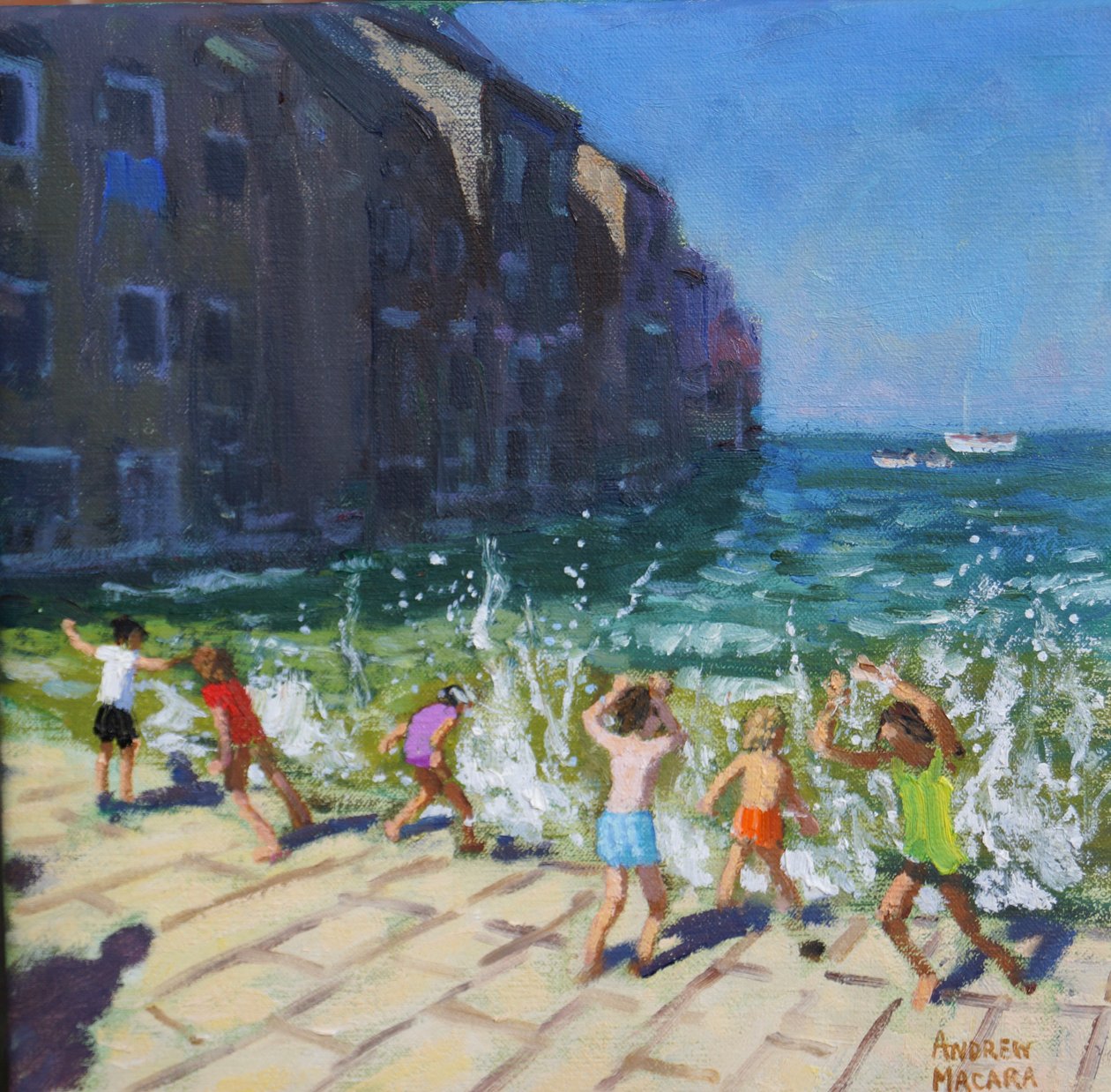 Strandpromenaden, Rovinj, Kroatien, af Andrew Macara
