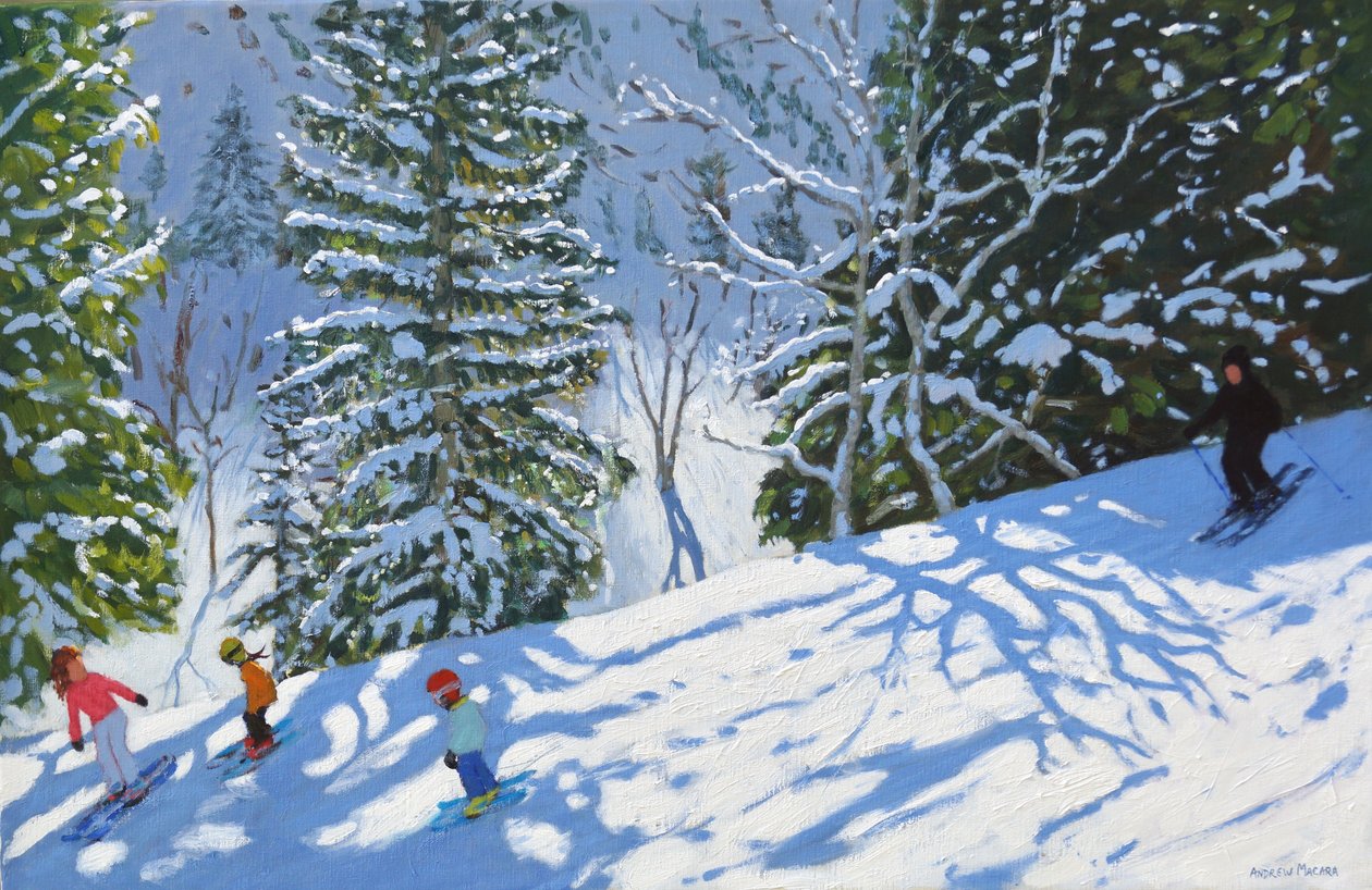 Skiløb Courchevel til La Tania, 2019 af Andrew Macara
