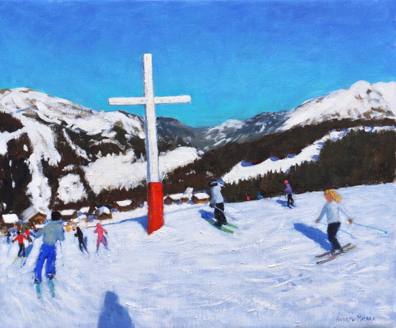 The Cross,Morzine,Frankrig, 2017 af Andrew Macara