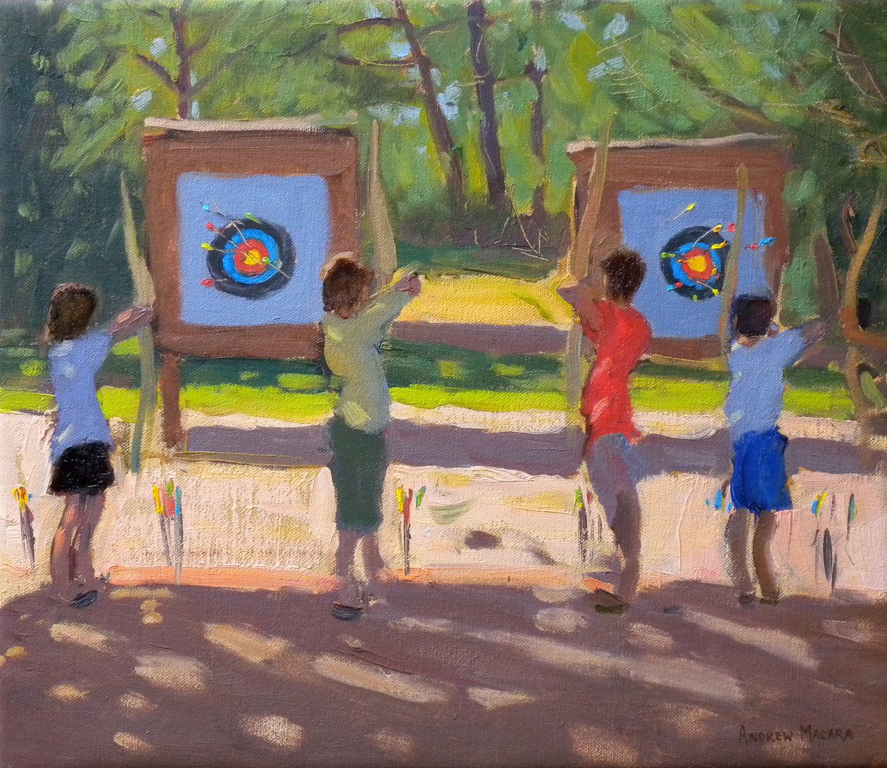 Unge bueskytter, 2012 af Andrew Macara