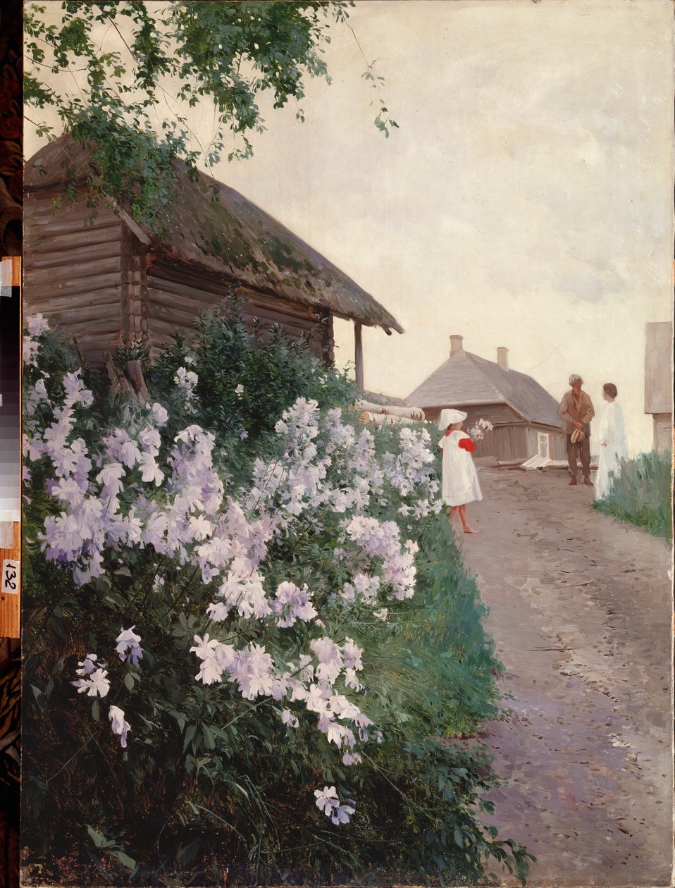 Et landsted i Finland - Maleri af Andrei Nikolayevich Shilder (1861-1919), olie på lærred - russisk kunst af Andrey Nikolayevich Shilder