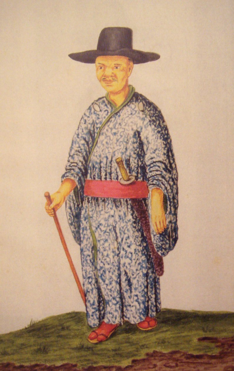 Japansk kristen i Jakarta omkring 1656 af Andries Beeckman af Andries Beeckman