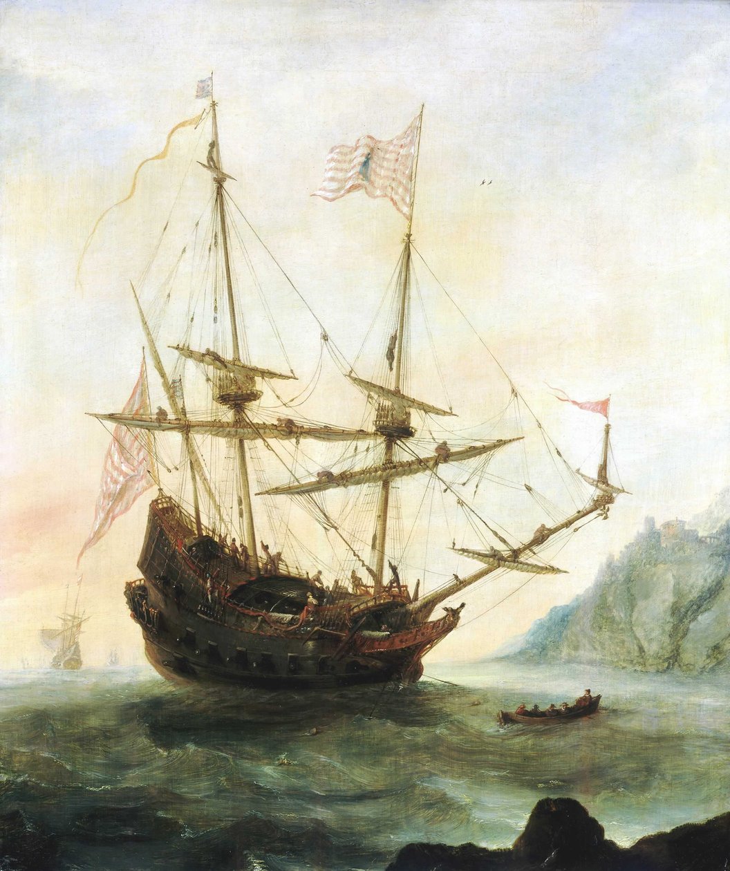 Santa Maria for anker af Andries van Eertvelt