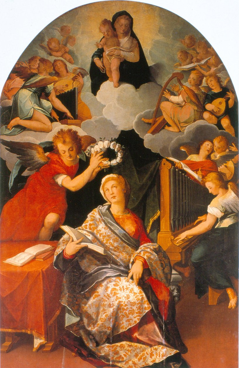 Sankt Cecilia af Andrés de la Concha