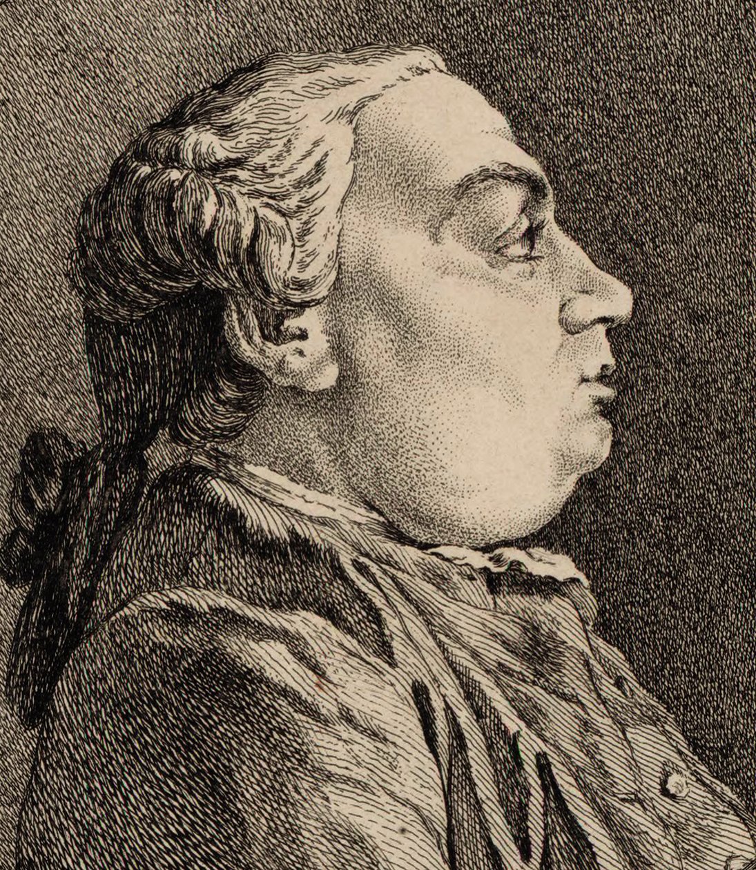 Portræt af komponisten Niccolò Jommelli 1714-1774. af Ange Laurent de Lalive de Jully