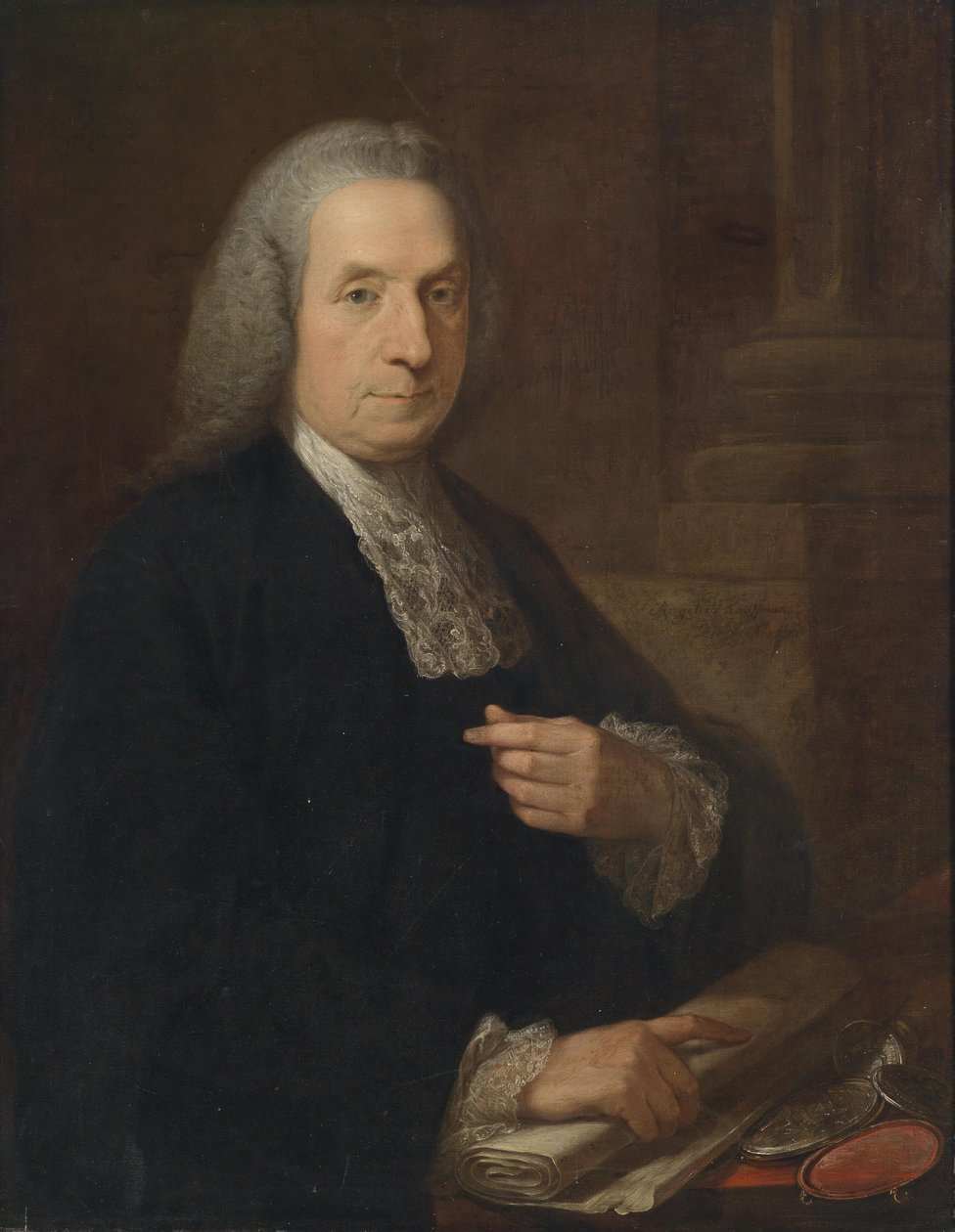 Portræt af den irske advokat og politiker Philip Tisdall SL (1703–1777), af Angelica Kauffmann