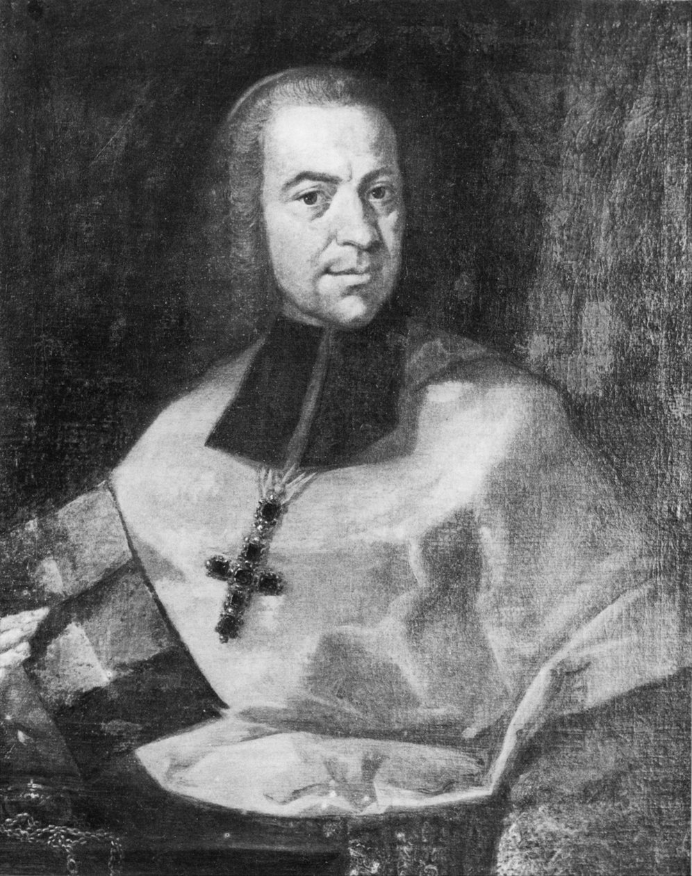 Portræt af Franz Konrad von Rodt (1706-1775) af Angelica Kauffmann