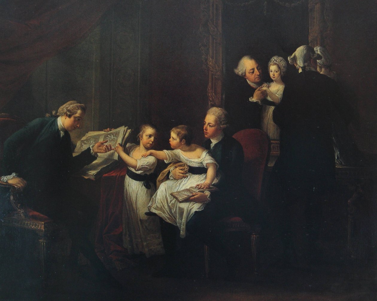 Familien Townshend af Angelica Kauffmann