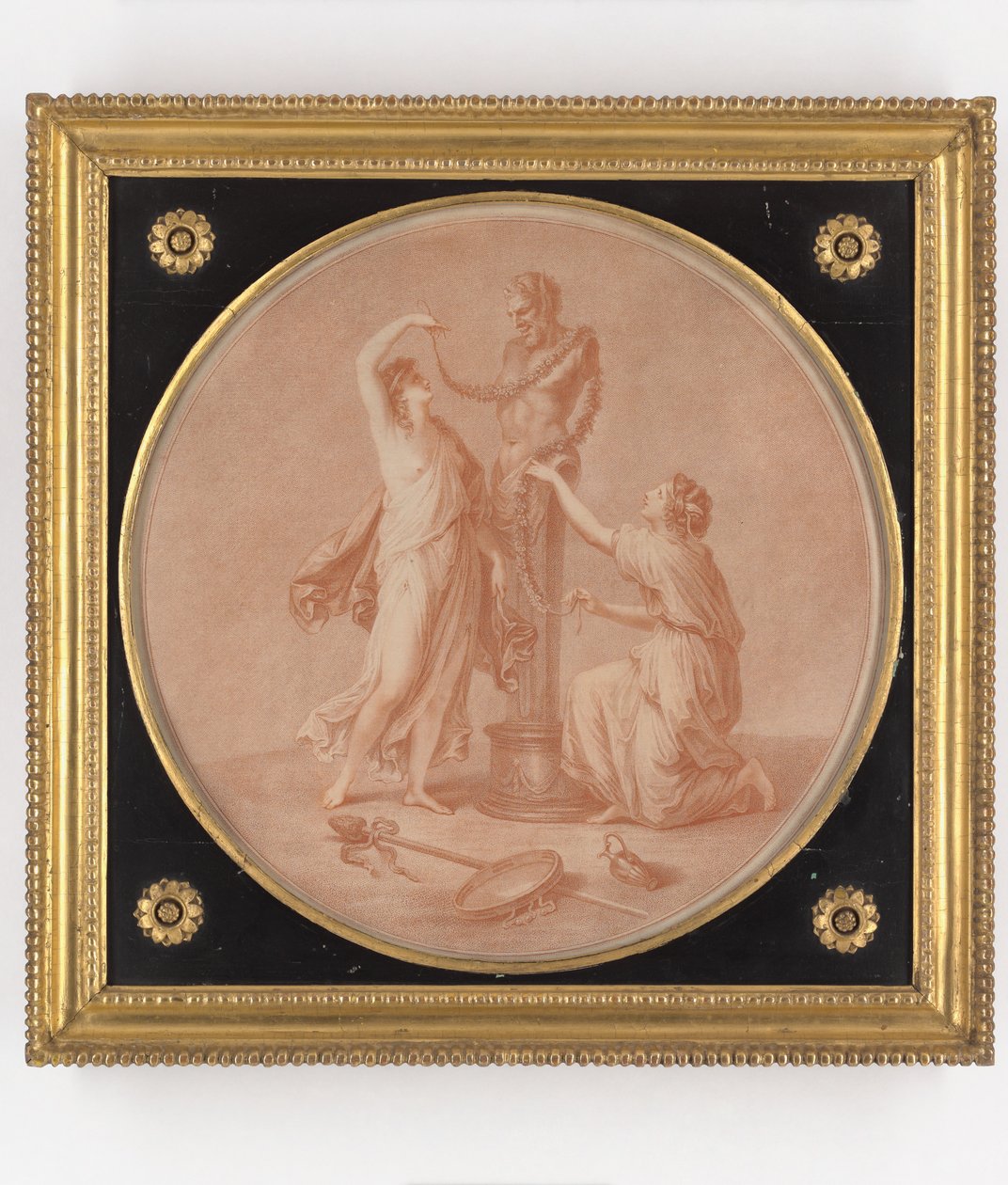 A Sacrifice to Pan, tryk lavet af William Wynne Ryland, 1776 af Angelica Kauffmann