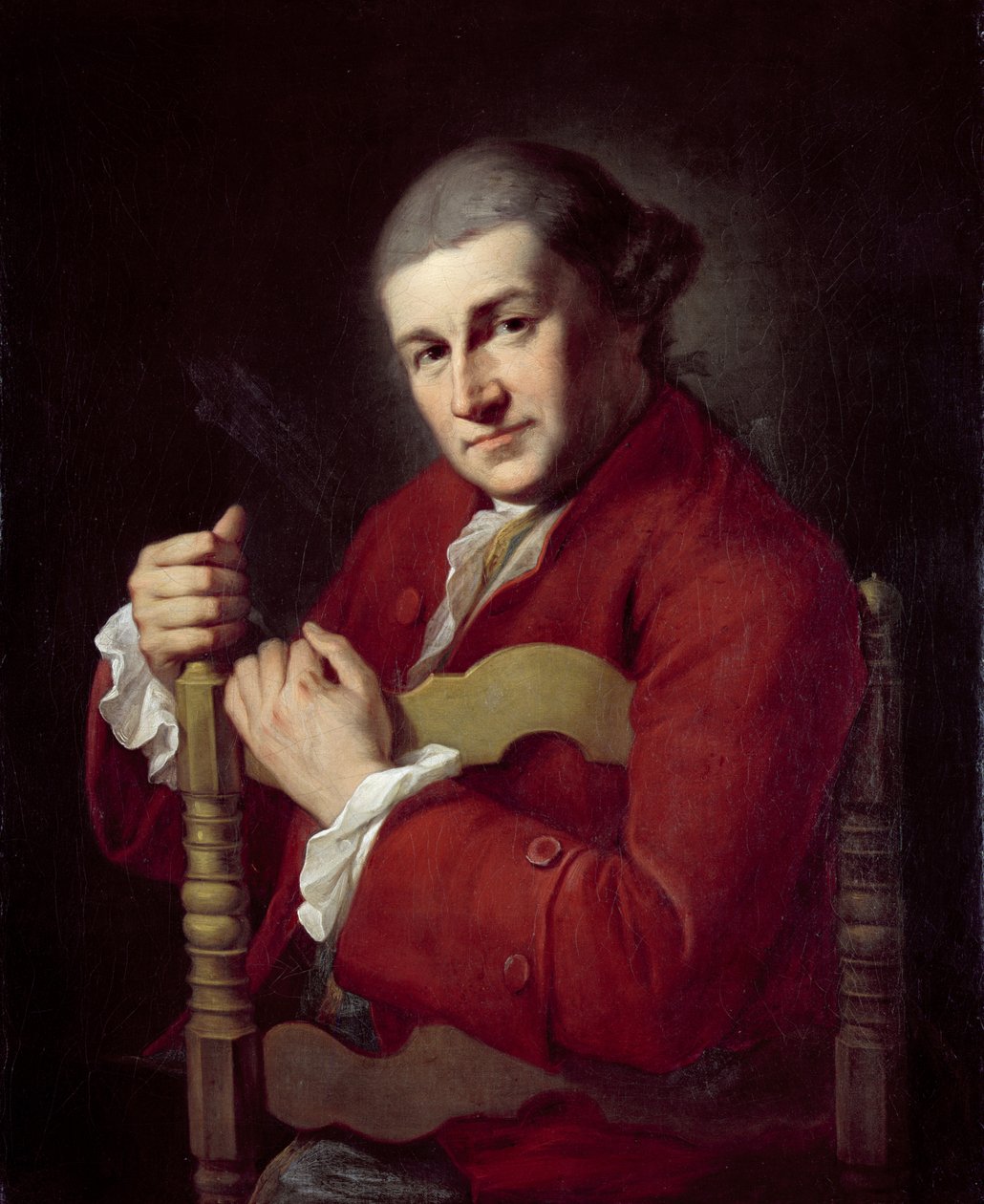 David Garrick (1717-79) af Angelica Kauffmann