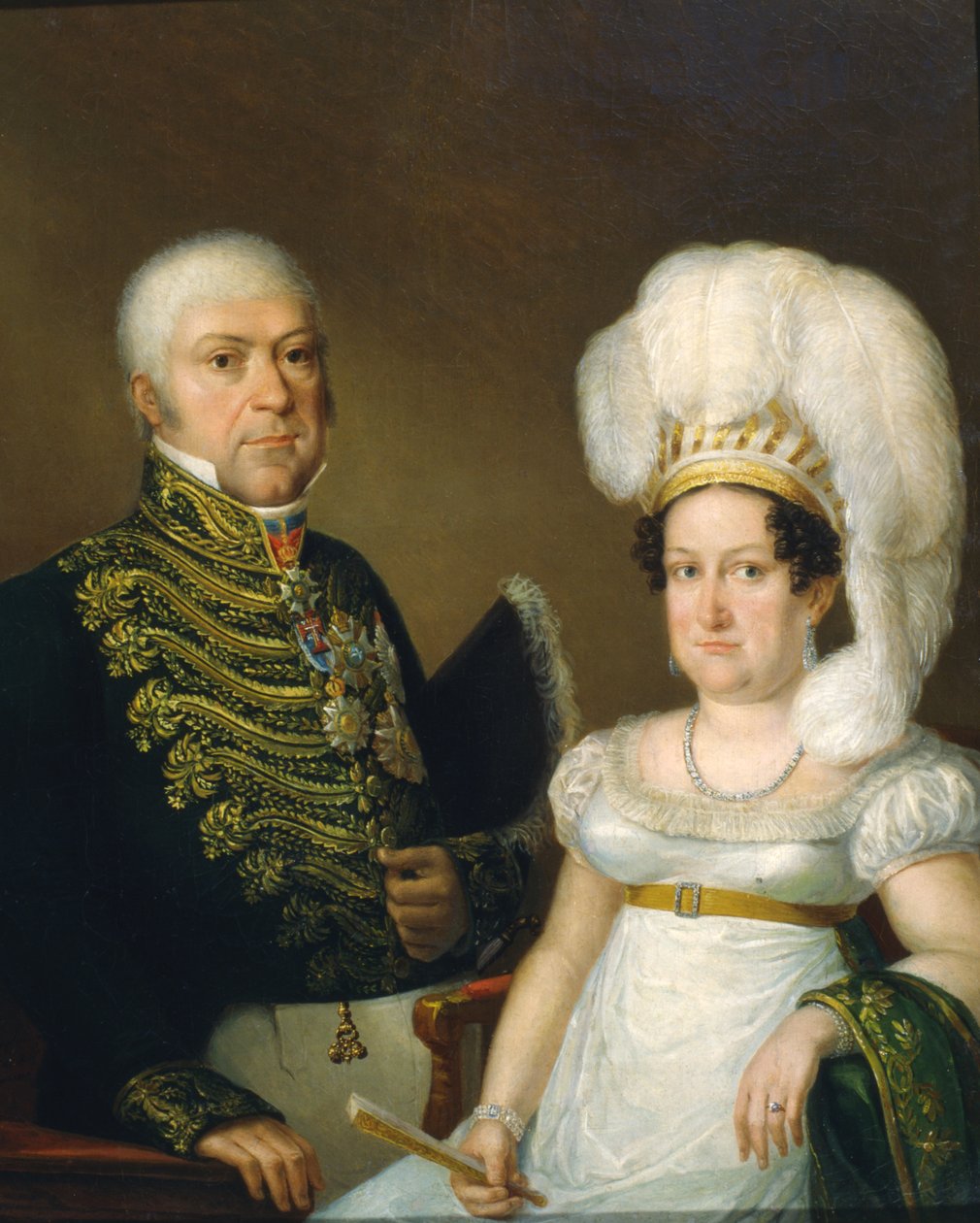 Portræt af en General og hans Hustru af Angelica Kauffmann