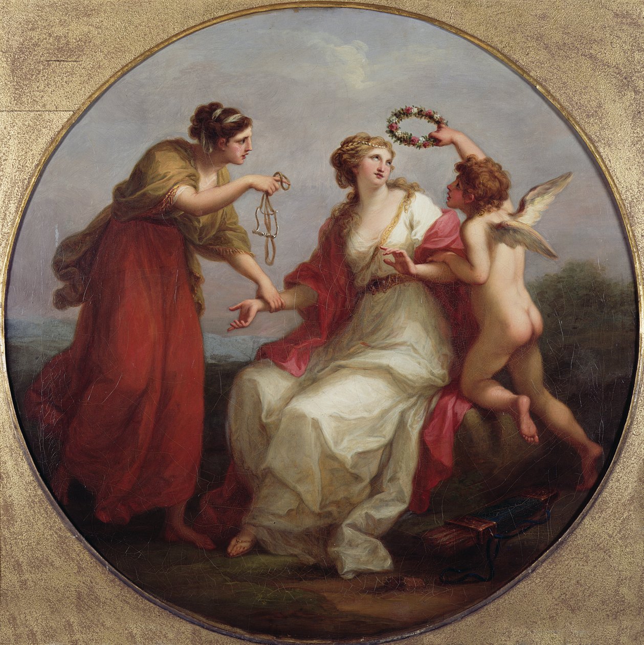Forsigtighed modstår kærlighed af Angelica Kauffmann