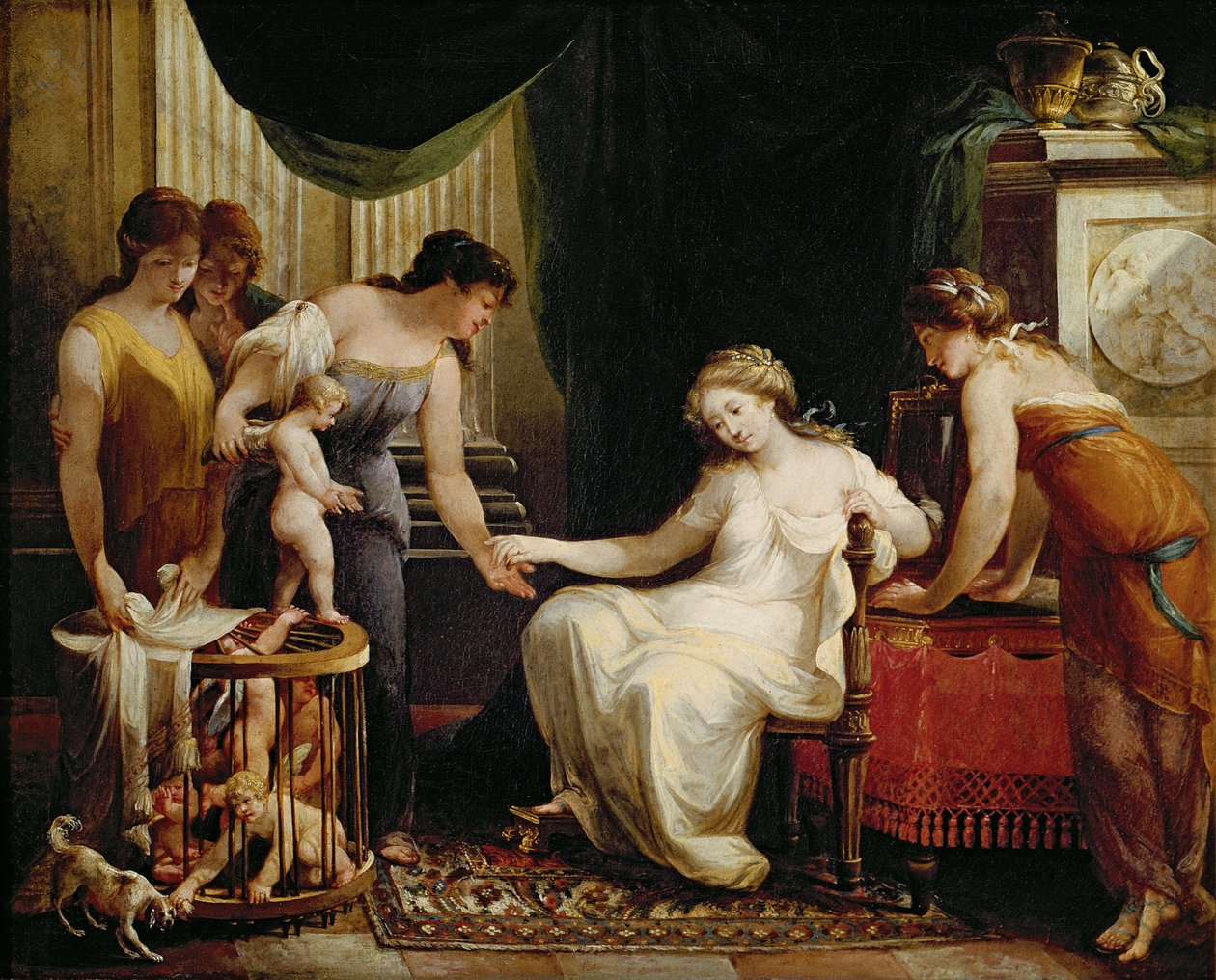 Sælger af kærlighed af Angelica Kauffmann