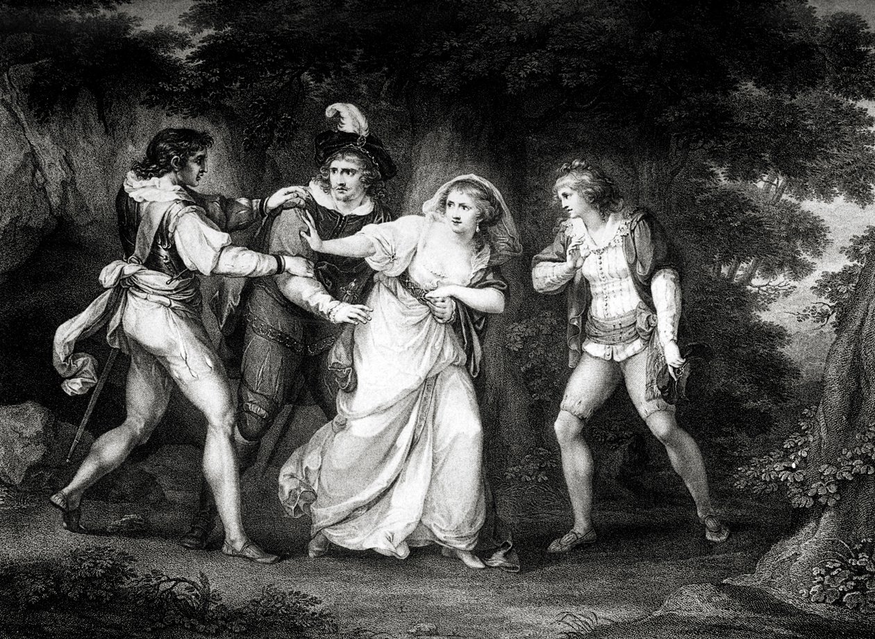 William Shakespeares skuespil af Angelica (after) Kauffman