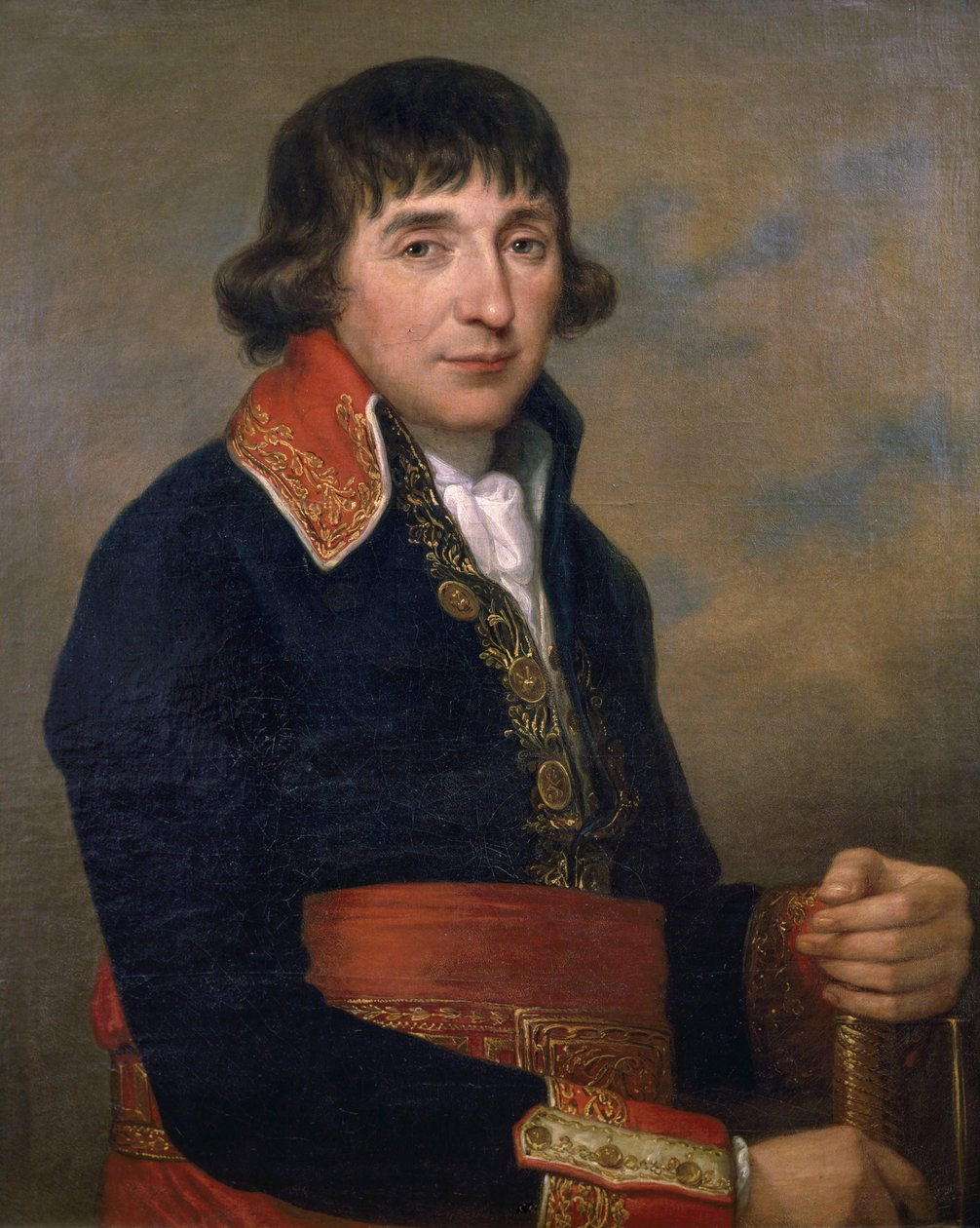 Portræt af Augustin de Lespinasse (1737-1816), fransk general af Angelica Kauffman