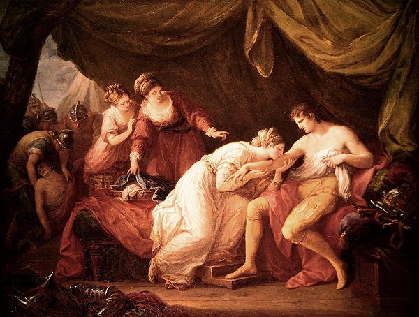 Edward I og Eleanora (olie på lærred) af Angelica Kauffmann